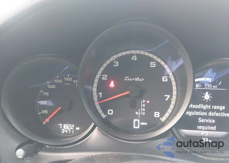 2015 Porsche Macan Turbo z USA, uszkodzony, nr VIN WP1AF2A57FLB96517